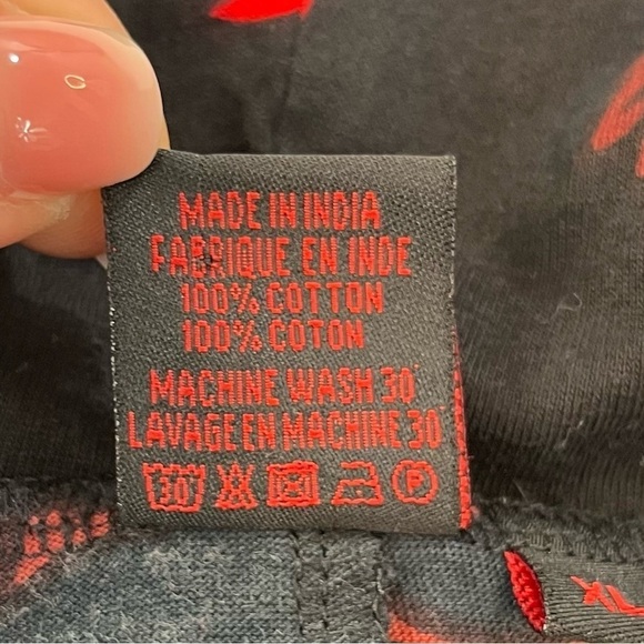 Aller Simplement Womans Midi Dress Sz XL Cowel Neck Sleeveless Black Red Cotton - Picture 8 of 11